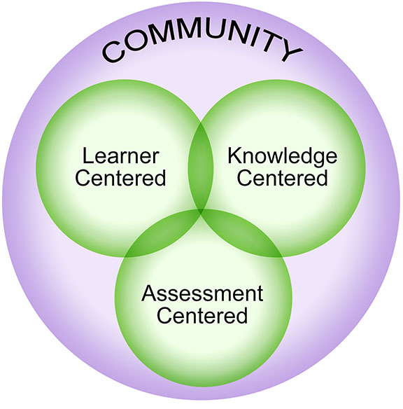 社区:以学习者为中心,以知识为中心,以评估为中心